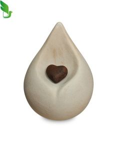 Urna biodegradable 'Gota con corazón'