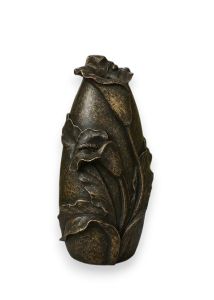 Urna funeraria bronce 'Flores'
