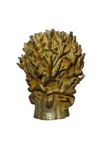 Urna para cenizas en bronce árbol de la vida