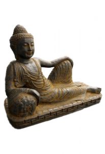 Urna de bronce Buda tumbado o reclinado