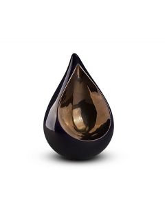 Miniurna ceramica 'Celest' azul oscuro