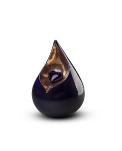 Miniurna de cerámica 'Celest' azul oscuro | diferentes dimensiones