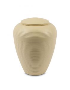 Urna funeraria de cerámica 'Art for Eternity' beige