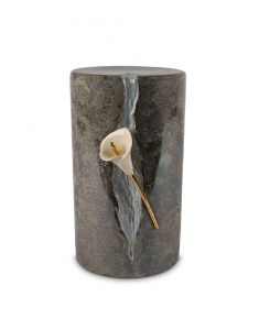 Urna funeraria cerámica con cáliz