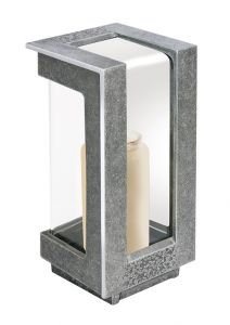 Farol para vela fabricado en aluminio en colores diferentes