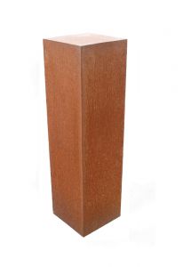 Pedestal de acero corten (mate)