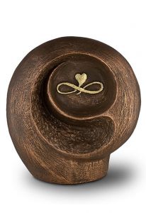 Urna funeraria de cerámica de arte 'Infinito'