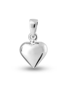 Colgante para cenizas corazón 'Te amo' de plata 925