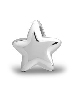 Colgante para cenizas en forma de estrella de plata 925