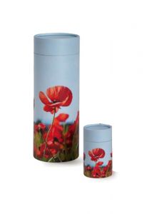 Tubo de dispersión para cenizas 'Amapolas'
