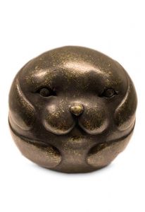 Miniurna bronce perro 'Eternamente'