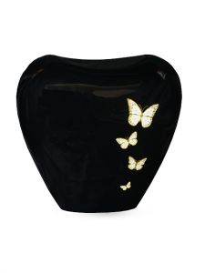 Urna fibra de vidrio 'Cluny' con mariposas