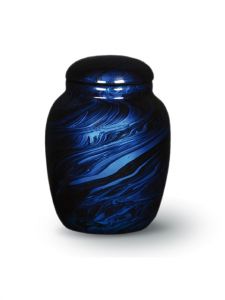Urna fibra de vidrio 'Destello' azul