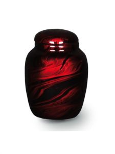 Urna fibra de vidrio 'Destello' rojo