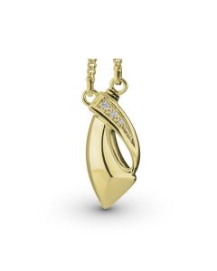 Joyería para ceniza 14 kt. Llama de oro amarillo