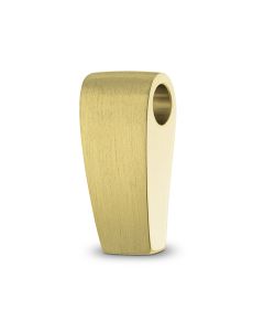 Joyería para ceniza 14 kt. Rectángulo de oro amarillo