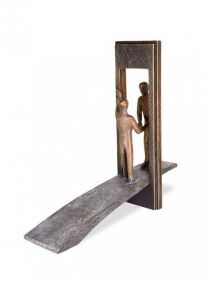 Escultura funeraria Despedida – decoración funeraria – 3D, libre, con taco de fijación en la parte inferior