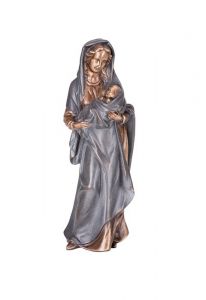 Escultura conmemorativa María con niño en varios tamaños – 3D, libre, con taco de fijación en la parte inferior
