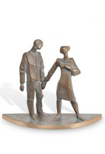 Escultura funeraria Pareja – decoración funeraria – 3D, libre, con taco de fijación en la parte inferior