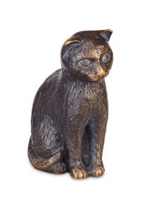 Escultura conmemorativa Gato – 3D, libre, con taco de fijación en la parte inferior