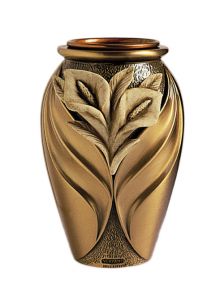 Conmemorativo jarrón bronce con tornillo de rosca
