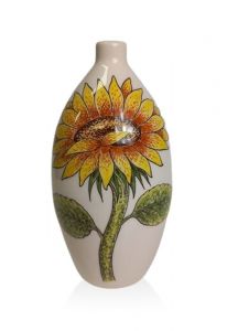 Miniurna pintada a mano girasoles