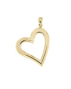 Colgante conmemorativa 'Corazón' de oro amarillo 14k