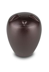 Urna para perros marrón rojizo