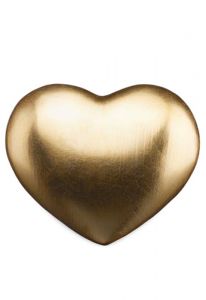 Urna funeraria de madera 'Corazón de oro'