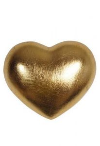 Urna funeraria de madera 'Corazón de oro'