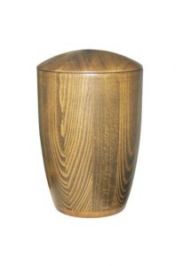 Urna funeraria de madera