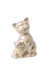Urna de cenizas para gatos rosa suave