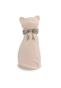 Urna para gato con pajarita en colores diferentes