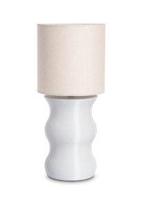Urna para cenizas lámpara 'Mare mármol' beige