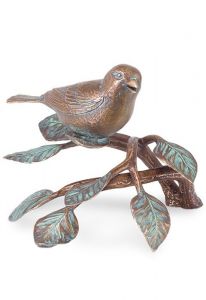 Escultura conmemorativa Pájaro en rama – 3D, libre, con taco de fijación en la parte inferior