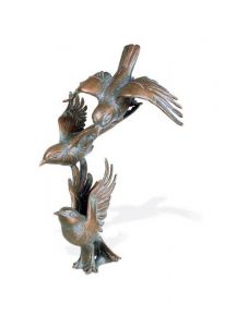 Escultura conmemorativa Pájaros – 3D, libre, con taco de fijación en la parte inferior