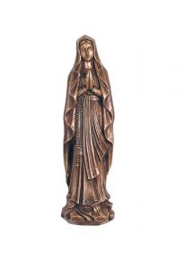 Escultura conmemorativa María con manos juntas – 3D, libre, con taco de fijación en la parte inferior