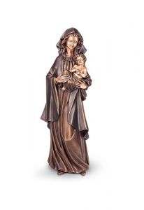 Escultura conmemorativa María con Niño – 3D, libre, con taco de fijación en la parte inferior