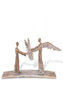 Escultura funeraria El ángel te acompaña – 3D, libre, con taco de fijación en la parte inferior
