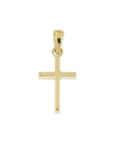 Colgante conmemorativa 'Cruz' de oro amarillo 14k