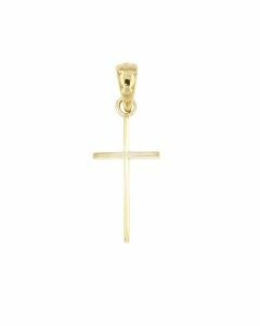 Colgante conmemorativa 'Cruz' de oro amarillo 14k