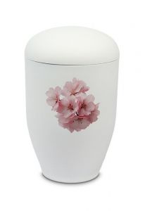 Urna metálica – Flor de cerezo