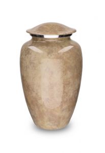Urna funeraria 'Elegance' con aspecto de piedra natural beige