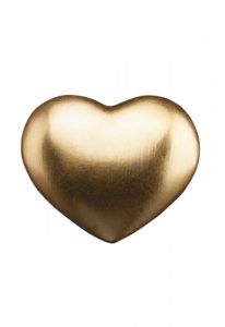 Mini urna funeraria de madera 'Corazón de oro' - REBAJAS