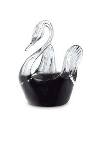 Miniurna incineración cristal 'Cisne' negro