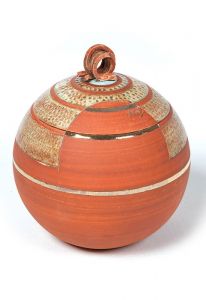 Urna funeraria cerámica ladrillo rojo