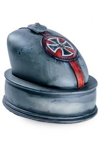 Urna para cenizas tanque de moto hecha a mano 'Kreuz'