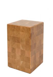 Urna funeraria en madera de roble