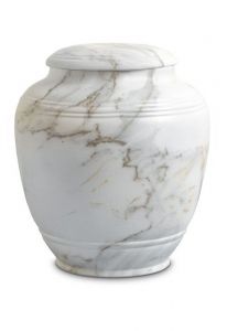 Urna funeraria de porcelana 'Classica' | Mármol de Carrara árabe
