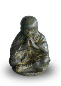 Urna funeraria bronce Monje Shaolin
